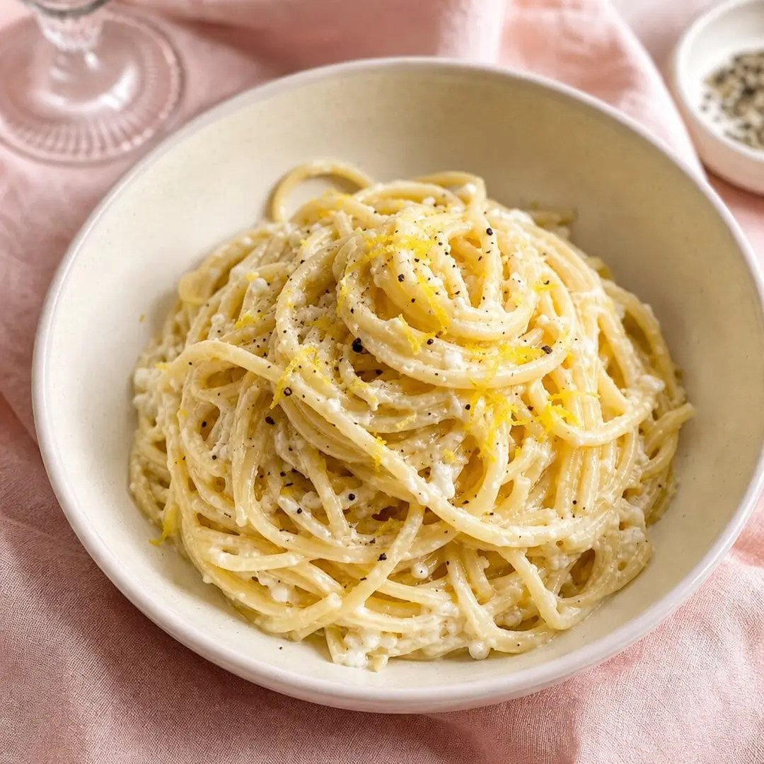 Lemon Ricotta Spaghetti